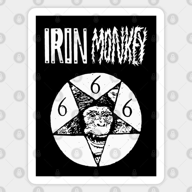 Iron Monkey Tribute Shirt Magnet by lilmousepunk